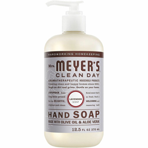 Mrs. Meyer's Clean Day Hand Soap - Lavender Scent - 12.50 fl oz - Bottle Dispenser - Grime Remover, Dirt Remover - Hand, Office, Commercial, Food Handling, Education, Skin, Home - Moisturizing - Multi - Non-drying, Paraben-free, Phthalate-free, No Artific