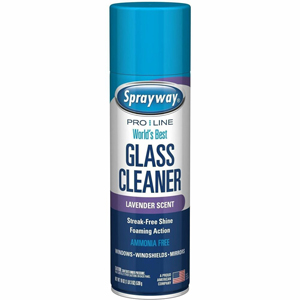 Sprayway Glass Cleaner - For Glass, Mirror, Windshield, Window, Film - Spray - Lavender Scent - Recommended For: Streak Remover, Fingerprint Remover, Dust Remover, Dirt Remover, Smoke Film Remover - Ammonia-free, Fingerprint Resistant, Dust Resistant, Dir