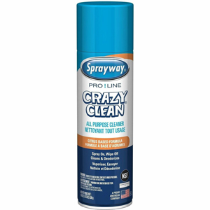 Sprayway Citrus Cleaning/Degreaser Spray - For Kitchen, Counter, Bathroom, Tile, Home - Foam - 19 fl oz (0.6 quart) - Citrus, Orange Scent - Recommended For: Grease, Dirt Remover, Soot Remover, Oil Remover, Scuff Mark Remover - Dirt Resistant, Grease Resi