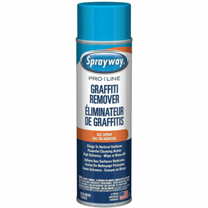 Sprayway ProLine Gel Vandal Mark Remover - For Graffiti, Paint, Metal, Glass, Multi Surface - Gel - 15 oz (0.94 lb) - Recommended For: Marker Remover, Crayon Mark Remover, Graffiti Remover, Oil Remover, Lipstick Remover, Paint Remover, Ink Remover - Heavy