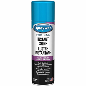 Claire Instant Shine - For Multipurpose, Car, Plastic, Vinyl - 11 oz (0.69 lb) - Quick Drying, Grease Resistant, Residue-free - Clear