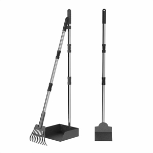GRITT Furloo Pet Poop Scooper Set - Black - 1 Each