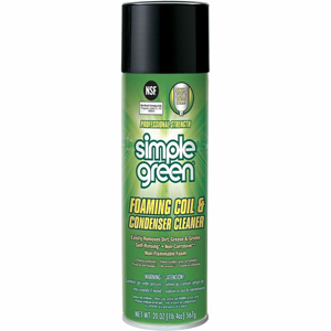 Simple Green Foaming Coil Cleaner - For Refrigerator, Freezer, Condenser Coil - 20 fl oz - Caustic-free, Non-flammable, UnscentedAerosol Spray Can