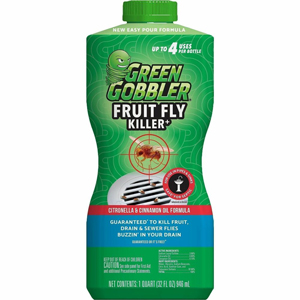 Green Gobbler Fruit Fly Killer - Gel - Kills Fruit Fly, Drain Fly - 1 quart - Green - 6 / Carton