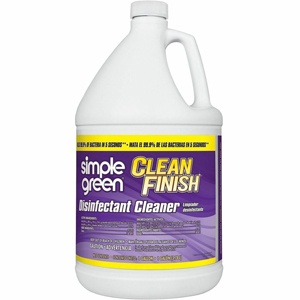 Simple Green Clean Finish Disinfectant Cleaner - For Hard Surface, Nonporous Surface - 128 fl oz (4 quart) - Recommended For: Bacteria Remover, Dirt Remover, Grime Remover - Deodorize - Green