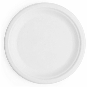 Vegware Nourish 7in Plate, White Molded Fiber - Food - 7