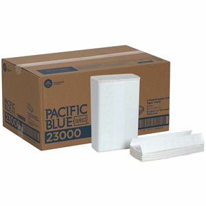 Pacific Blue Select Premium C-Fold Paper Towels - 2 Ply - 10.25