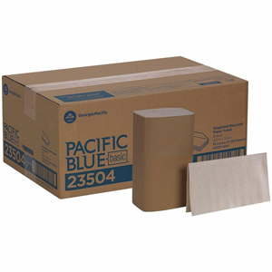 Pacific Blue Basic S-Fold Recycled Paper Towels - 9.25