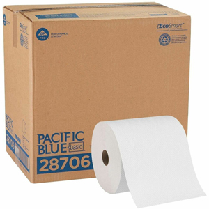 Pacific Blue Basic Paper Roll Towel - 1 Ply - 7.87