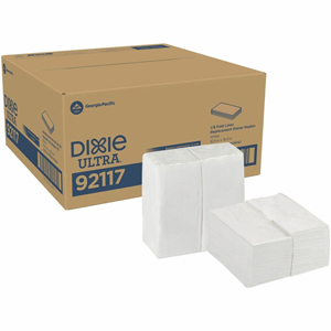 Dixie Ultra 1/8-Fold Linen Replacement Dinner Napkin - 1 Ply - 17