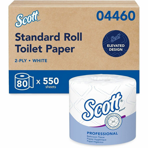 Scott Professional Standard Roll Toilet Paper with Elevated Design - 2 Ply - 4