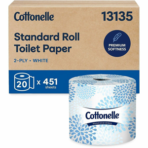 Cottonelle Professional Standard Roll Toilet Paper - 2 Ply - 4