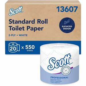 Scott Professional Standard Roll Toilet Paper with Elevated Design - 2 Ply - 4