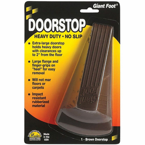 Giant Foot Doorstop - Brown - 2