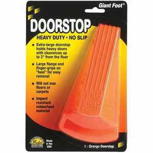 Giant Foot Doorstop - Orange - 2