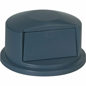 Rubbermaid Commercial Brute 32 Gallon Dome-shaped Lids - Dome - Plastic - Gray - 1 Each