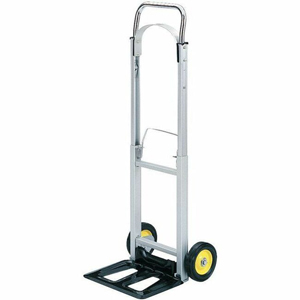 Safco Hideaway Compact Hand Truck - Folding Handle - 250 lb Load Capacity - 2 Casters - 6