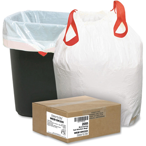 Berry 13 Gallon Drawstring Trash Bags - Small Size - 13 gal Capacity - 27.38