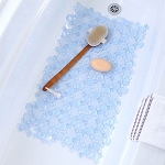 Slip-X Burst of Bubbles Bath Mat 17x30 Light Blue 4 Per Case Price Per Case