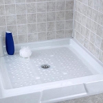 Slip-X Extra Large Square Shower Mat 27x27 White Pearl 4 Per Case Price Per Case