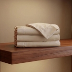 Martex Millennium T-200 Flat Sheet King XXL 111x115 60% Cotton 40% Polyester Bone 1 Dz Per Case Price Per Dz