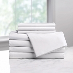 Martex Millennium T-300 Flat Sheet King 111x115 60% Cotton 40% Polyester White 1 Dz Per Case Price Per Dz