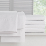 Martex Millennium T-250 Flat Sheet King 111x115 60% Cotton 40% Polyester White 1 Dz Per Case Price Per Dz