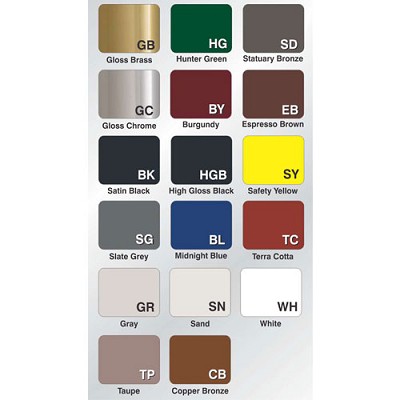 Smooth Designer Powder Coat Finishes 