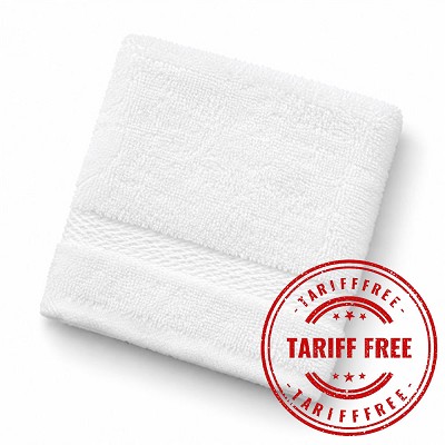 AHS Crown Washcloths 13x13 100% Cotton Dobby Hemmed White 1.75lb/dz 25 Dz Per Case Price Per Dz 