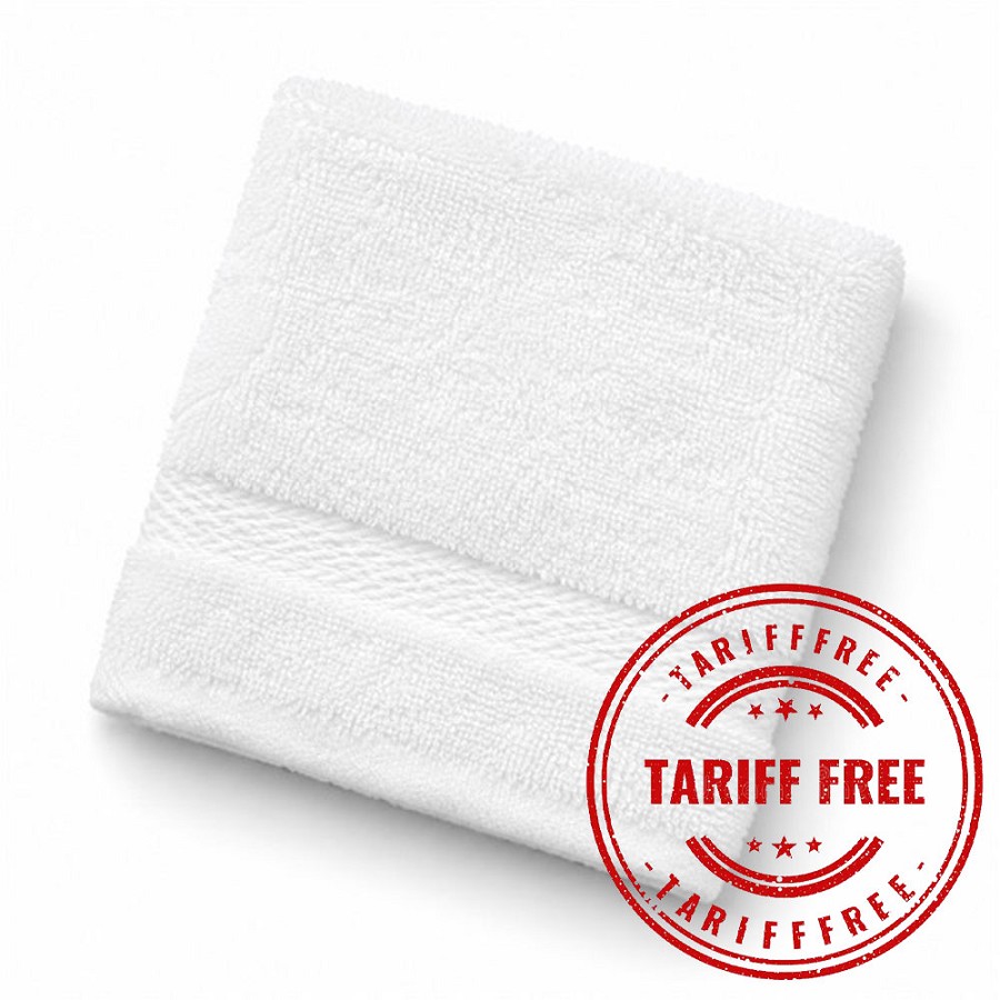 AHS Crown Washcloths 13x13 100% Cotton Dobby Hemmed White 1.75lb/dz 25 Dz Per Case Price Per Dz 