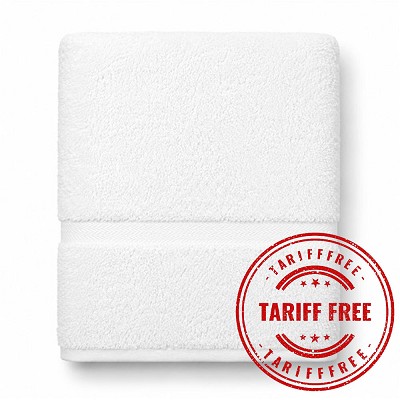 AHS Crown Bath Towels 27x50 100% Cotton Dobby White 14lb/dz 2 Dz Per Case Price Per Dz 