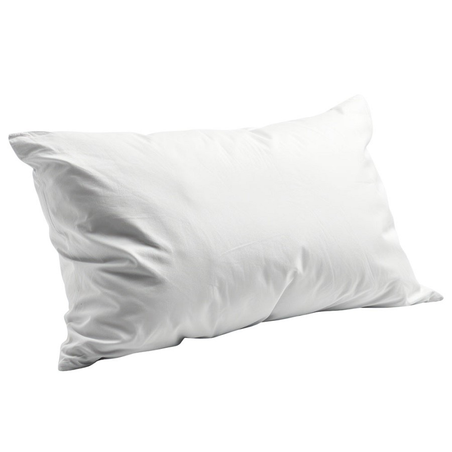 AHS Luxury King Size 20x36 54oz. Blended 50/50 White Feather/White Duck Down Pillow With T-233 100% Cotton Cover 6 Per Case Price Per Each 