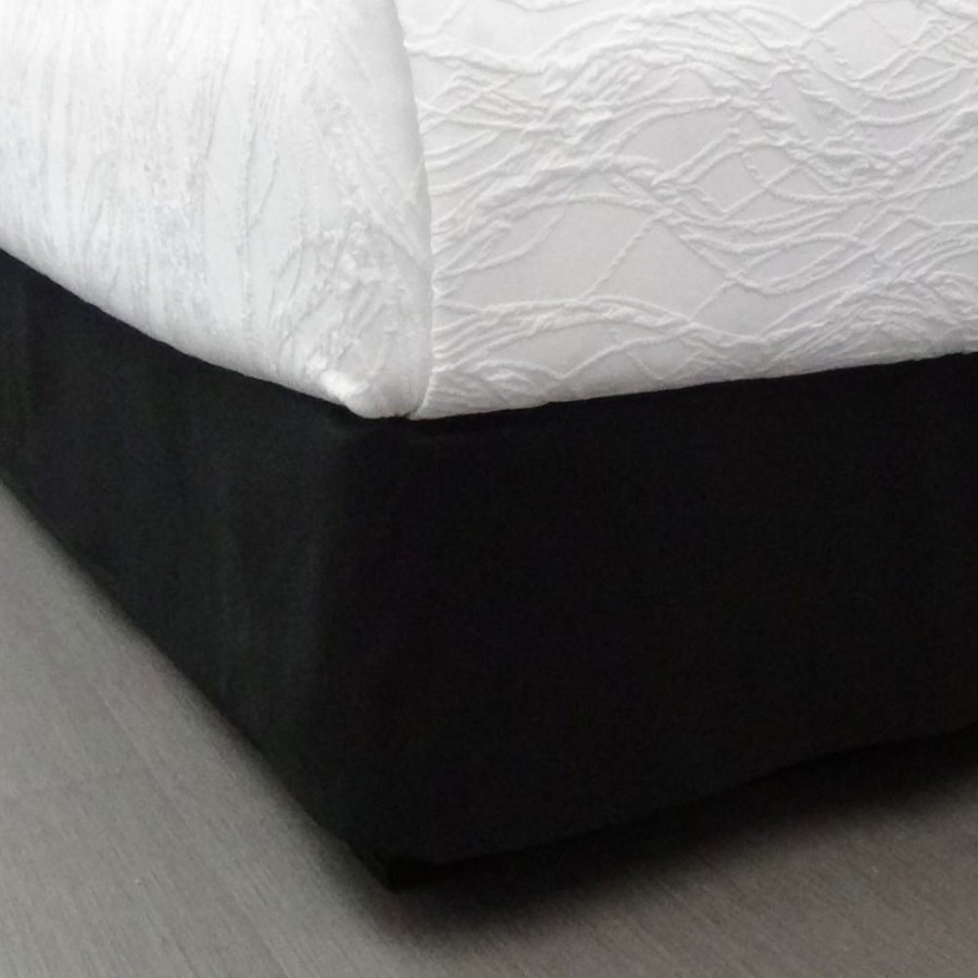 AHS Simplicity Box Spring Covers Full XL 54x80 100% Polyester Black 12 Per Case Price Per Each 