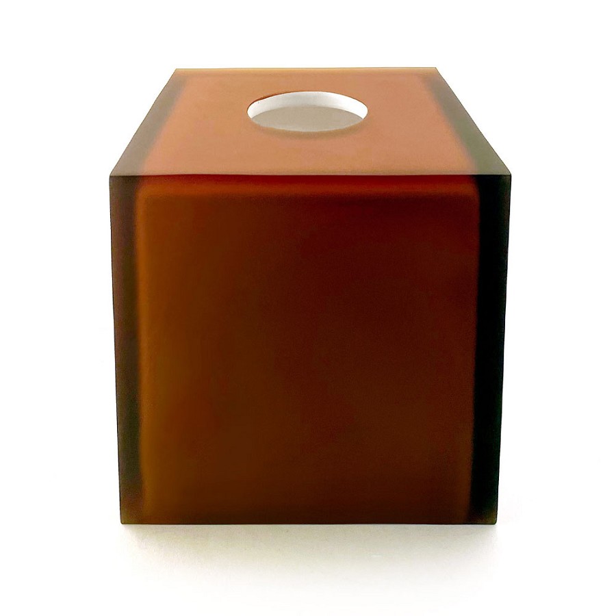 AHS Collection Laguna Resin Boutique Tissue Box Cover Nutmeg 3 Per Case Price Per Each 