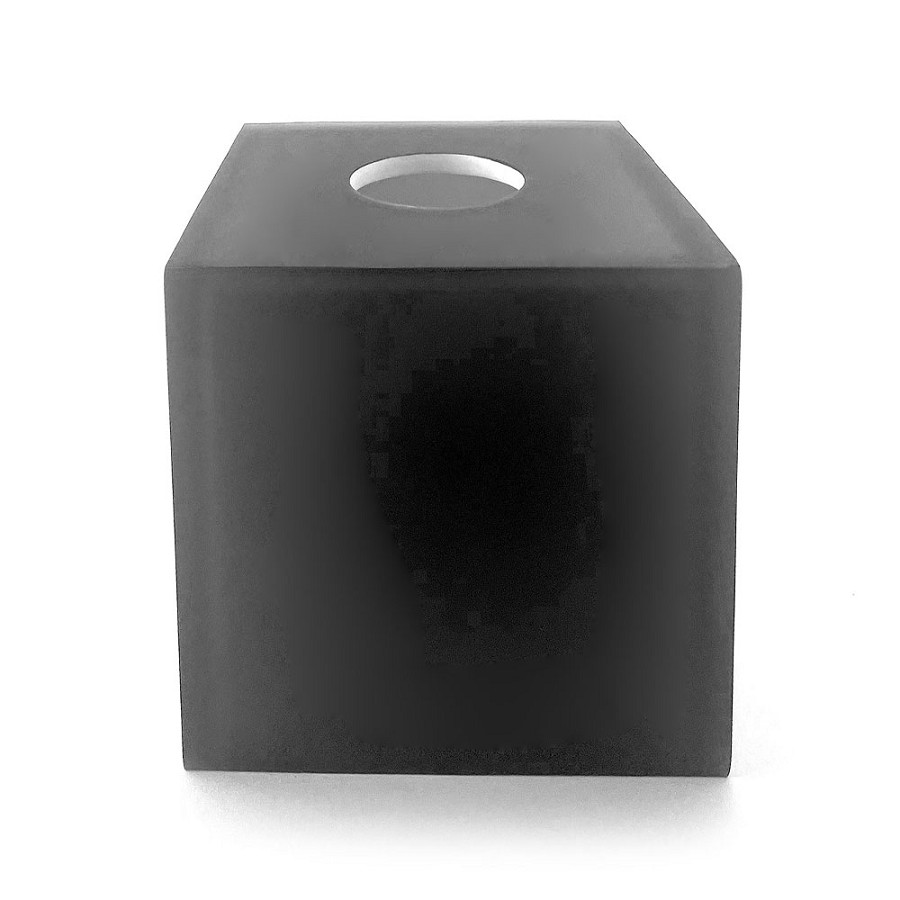 AHS Collection Laguna Resin Boutique Tissue Box Cover Smoke 3 Per Case Price Per Each 