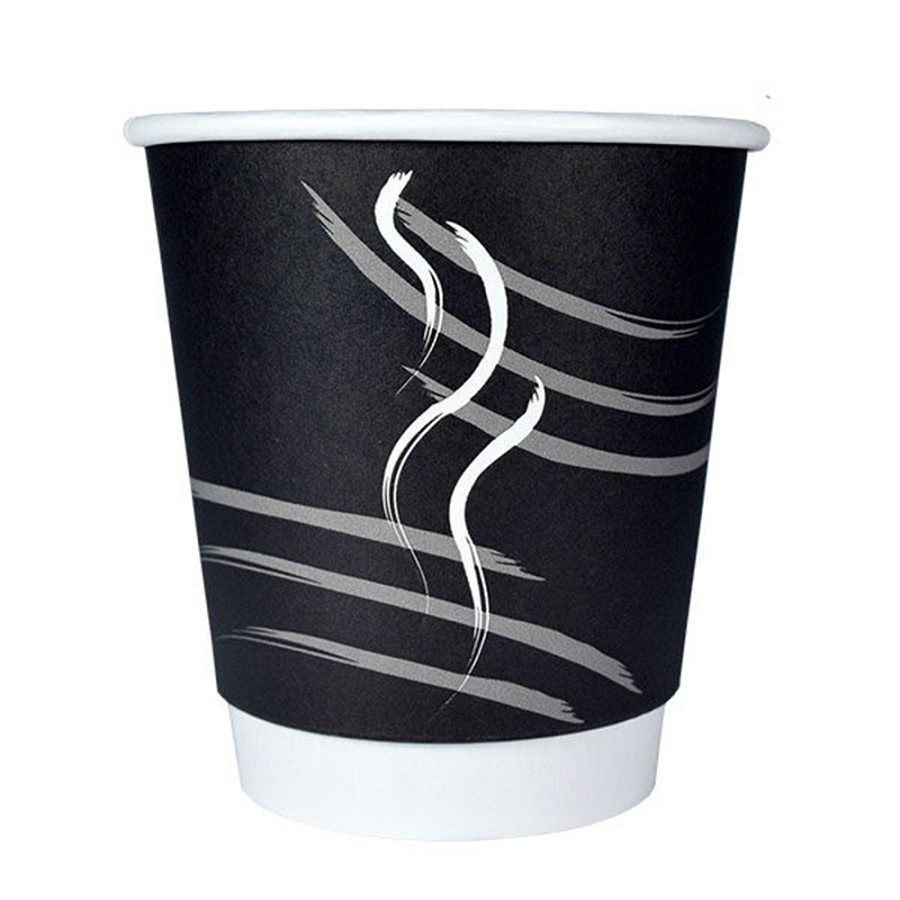 Generic 10 Oz. Double Wall Cup Individually Wrapped Black 500 Per Case Price Per Case 