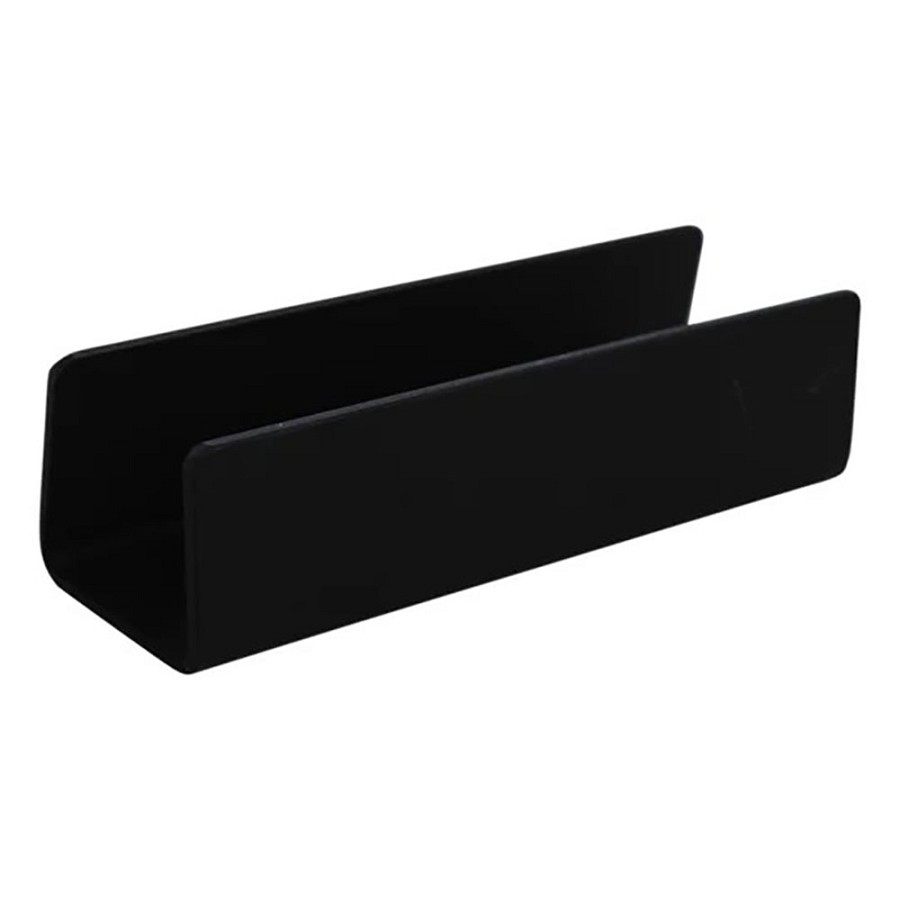 Amenity Services Black Acrylic Coffee Stand in Matte Finish 