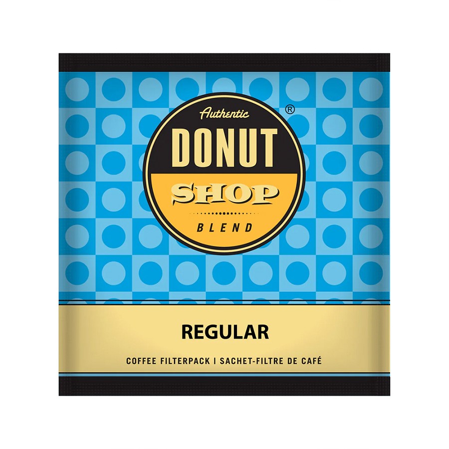 Amenity Services Donut Shop Old Fashioned Roast Regular Filter Pouch Coffee 0.5Oz 150 Per Case Price Per Case 