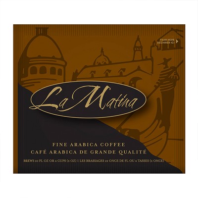 Amenity Services La Matina Ricco Regular Coffee 0.5 Oz, 150 Per Case Price Per Case 
