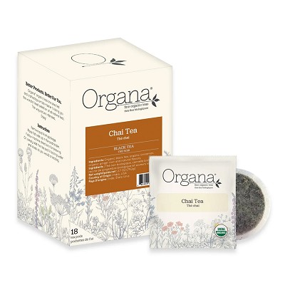 Amenity Services Organa Tea Pods Chai 108 Per Case Price Per Case 