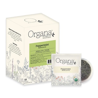 Amenity Services Organa Tea Pods Peppermint 108 Per Case Price Per Case 