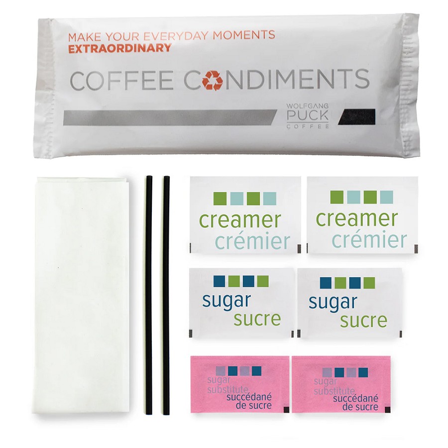 Amenity Services Wolfgang Puck Double Condiment Package 500 Per Case Price Per Case 