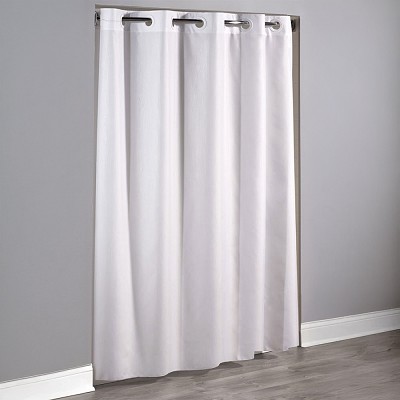 Hookless Embossed Moire Polyester Shower Curtain 71x74 White 12 Per Case Price Per Each 