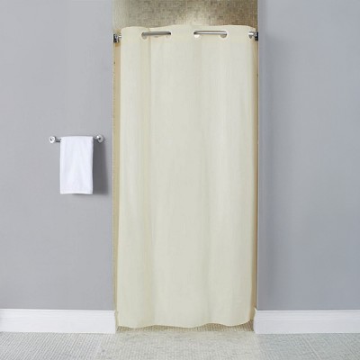 Hookless 10 Gauge Vinyl Shower Curtain Stall Size 42x74 Beige 12 Per Case Price Per Each 