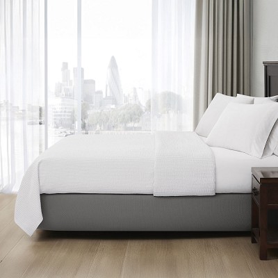 Berkshire Hickory Seersucker Top Sheet 185 GSM King 112x111 White/Taupe Stripe 6 Per Case Price Per Each 