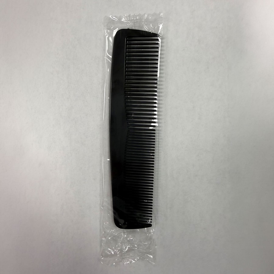 5' inch Plastic Comb Individually Wrapped Black 144 Per Case Price Per Case 