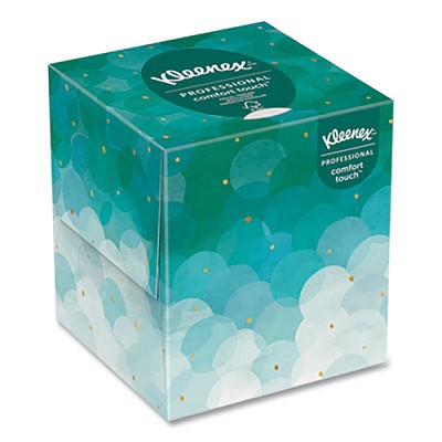 Kleenex Professional Facial Tissue Cube for Business - 2 Ply - 8.40' Width x 8' Length - White - 90/Box - 36 / Carton 