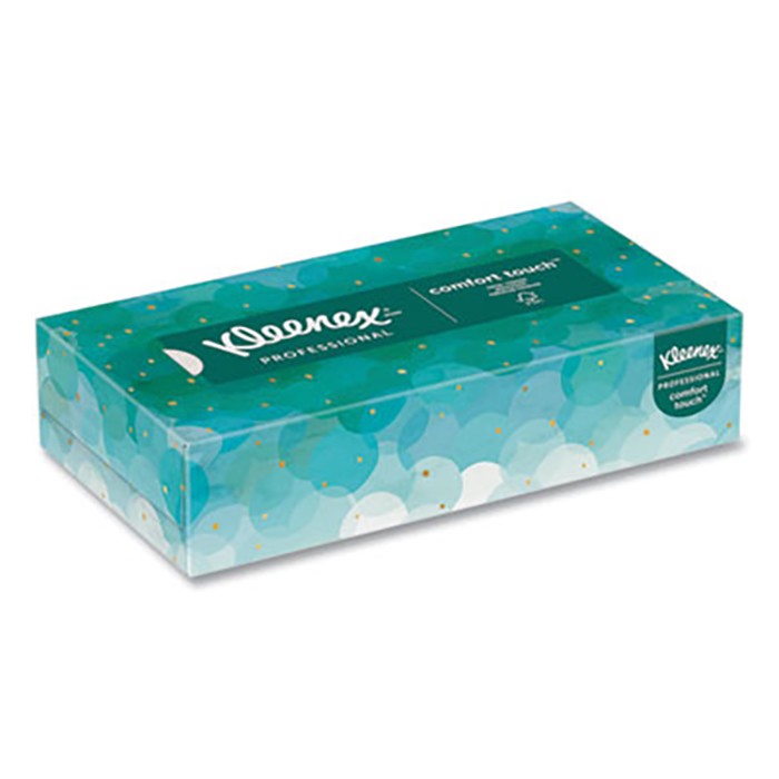 Kleenex Facial Tissue for Business Pop-Up Box 2-Ply White 90 Sheets/Box 36 Boxes/Carton 