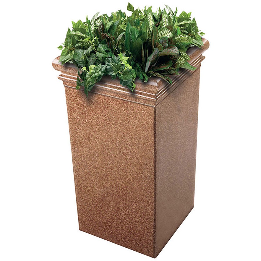 Commercial Zone 33' StoneTec Indoor or Outdoor Planter Sedona 