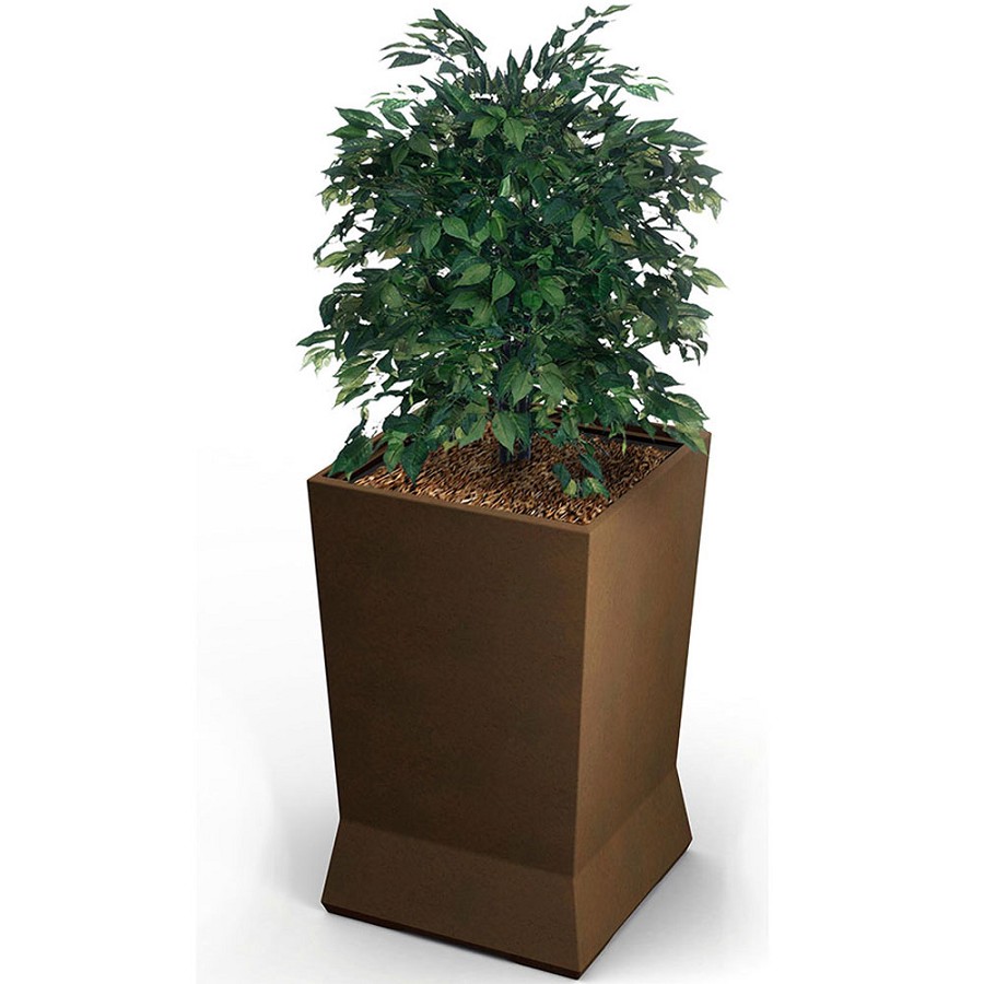 Commercial Zone 36' ModTec Series Planter Old Bronze 